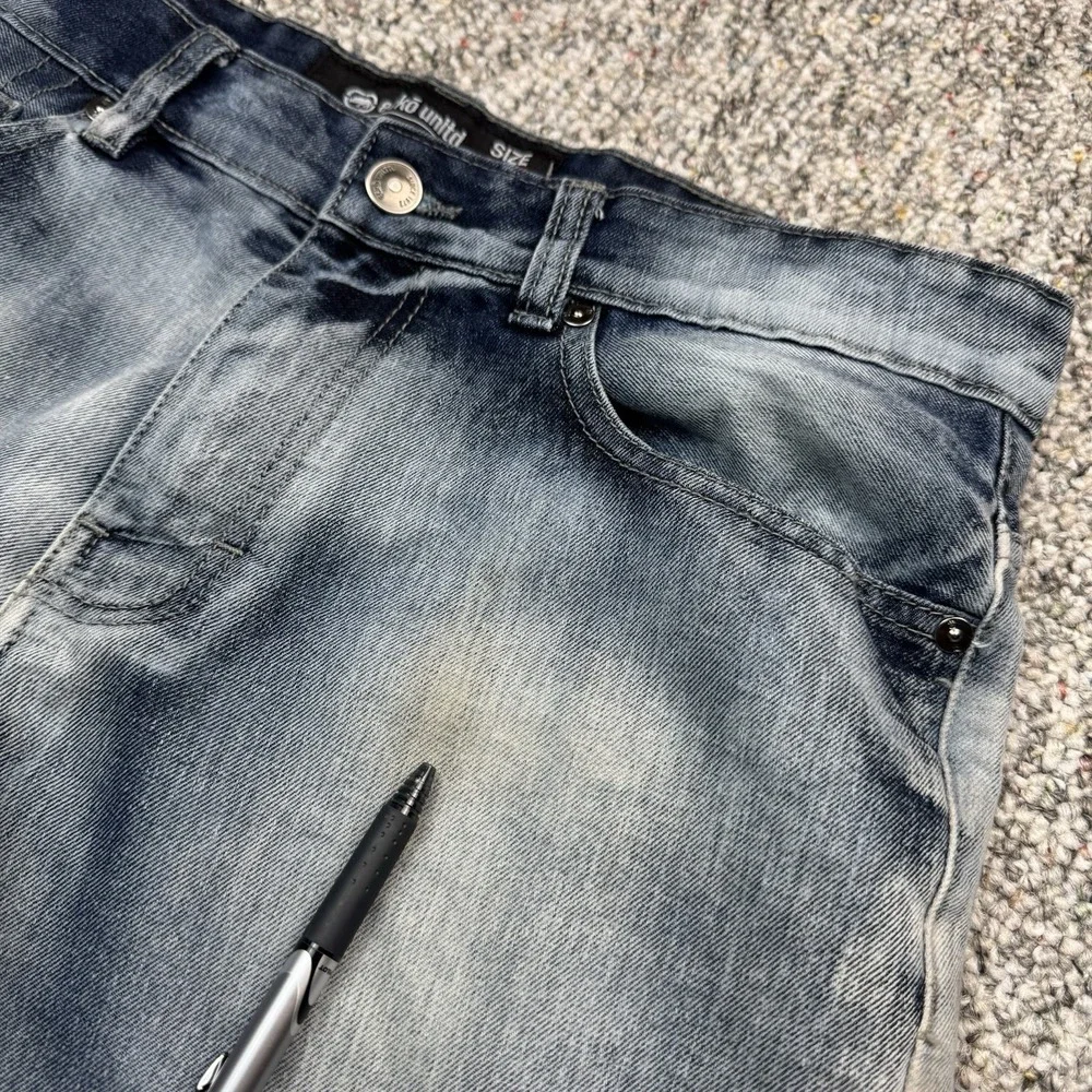 Ecko Unltd Shorts Mens 32 Fits 34x11 Jorts Denim Blue Y2K